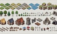 do isometric tilemap, isometric tileset, unity game environment pixel map2d game