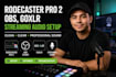 setup rodecaster pro 2, obs, goxlr and streaming audio