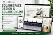 design square business website square online store redesign squarespace website