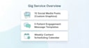 create branded social media posts and captions for your dental clinic