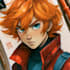 anime character an illustration and anime character