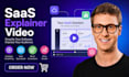 create a saas explainer video with clean 2d motion graphics german saas