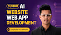 build custom ai website, ai web app, full stack website design and development