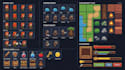 create 2d game environment, parallax background and game assets