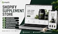 build shopify supplement store, redesign vitamin website shopify nutrition store