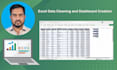 excel data cleaning and dashboard creation