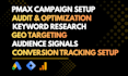 audit, set up, optimize and manage your performance max google ads campaign