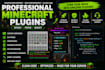 develop a custom minecraft spigot or paper plugin