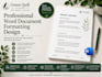 professionally format, edit and redesign your word document