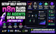 setup self hosted n8n ollama docker ai agents open webui on vps