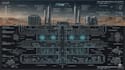 create futuristic scifi blueprint design