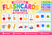 create design printable educational flashcards for kids
