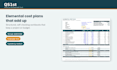 build qs spreadsheets for valuations, variations and tender comparison