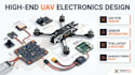 design drone flight controller pcb and embedded hardware