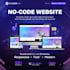 make a professional website with no code using wordpress