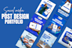 design professional social media posts