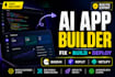 build and fix base44 replit ai apps and deploy to netlify