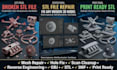 create repair fix broken stl file, mesh edit custom modification 3d scan cleanup