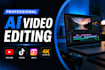 professionally edit ai generated videos with good quality
