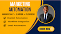create manychat , zapier and flodesk automation