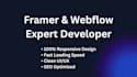 design a modern landing page or website in framer or wordpress