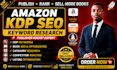 launch, publish, optimize amazon KDP SEO and kindle book marketing