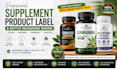do supplement product label design mockup bottle packaging design