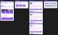an UI website design