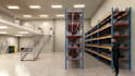 create 3d logistics warehouse animation industrial facility visualisation