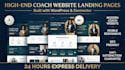 design coaches wordpress elementor website, wordpress landingpage, wordpress seo