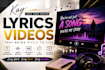 make an animated lyric video