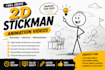create a professional 2d stickman  animation explainer videos