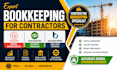 provide gusto, quickbooks, buildertrend bookkeeping for contractors with payroll