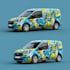 draw clean and professional car wrap, vehicle wrap design