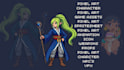 pixel character pixel art animation sprite sheet animation pixel art character
