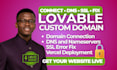 connect and fix your lovable custom domain