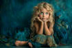do cute disney cartoon portrait