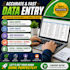 do accurate data entry, excel, copy paste and wep research
