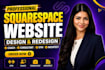 design squarespace website redesign squarespace ecommerce and SEO