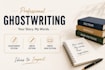 do ghostwrite fiction, write fiction, non fiction
