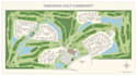 do botanical garden map, golf community map, tourist transit map, hospital map