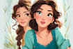 draw a cute disney style portrait