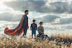 a family superhero portraits for you