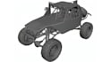 off road buggy rock crawler chassis frame cad, step dxf solidworks fabrication