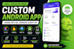 develop a custom android app using kotlin firebase and rest API