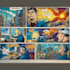 comic book illustration comic strip graphic novel pages comic artist comic page