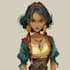 draw fantasy female, dnd illustration