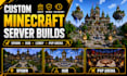 build custom minecraft server spawn, hub, lobby, pvp arena