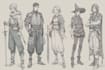 sketch characters into anime style