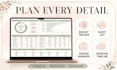 design a custom wedding planner spreadsheet budget and guest tracker